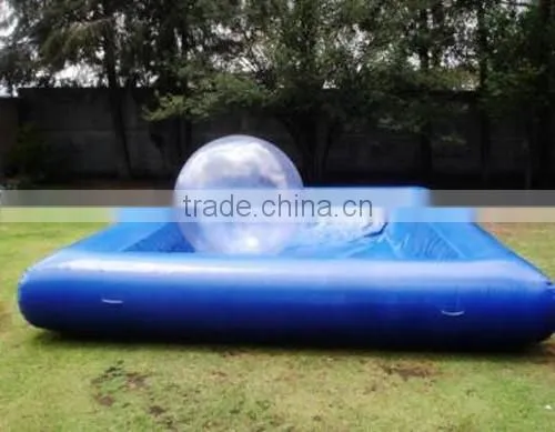 water walking balls pool, inflatable water pool for bumper boat,inflatable hamster ball pool