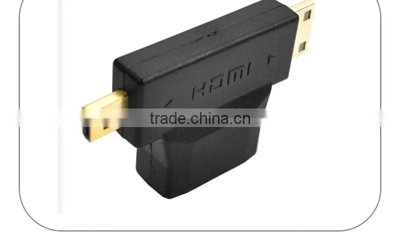 3 in 1 HDMI to micro HDMI mini HDMI adapter