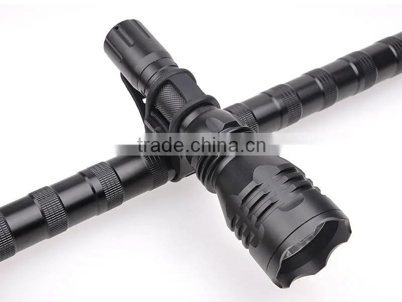 Universal Adjustable Plastic Flashlight Mount for Bicycle Wholesale