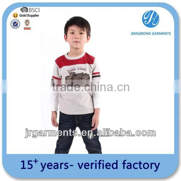 CVC 80%cotton/20%polyester t-shirt silk screen printed tshirt childrens t shirt