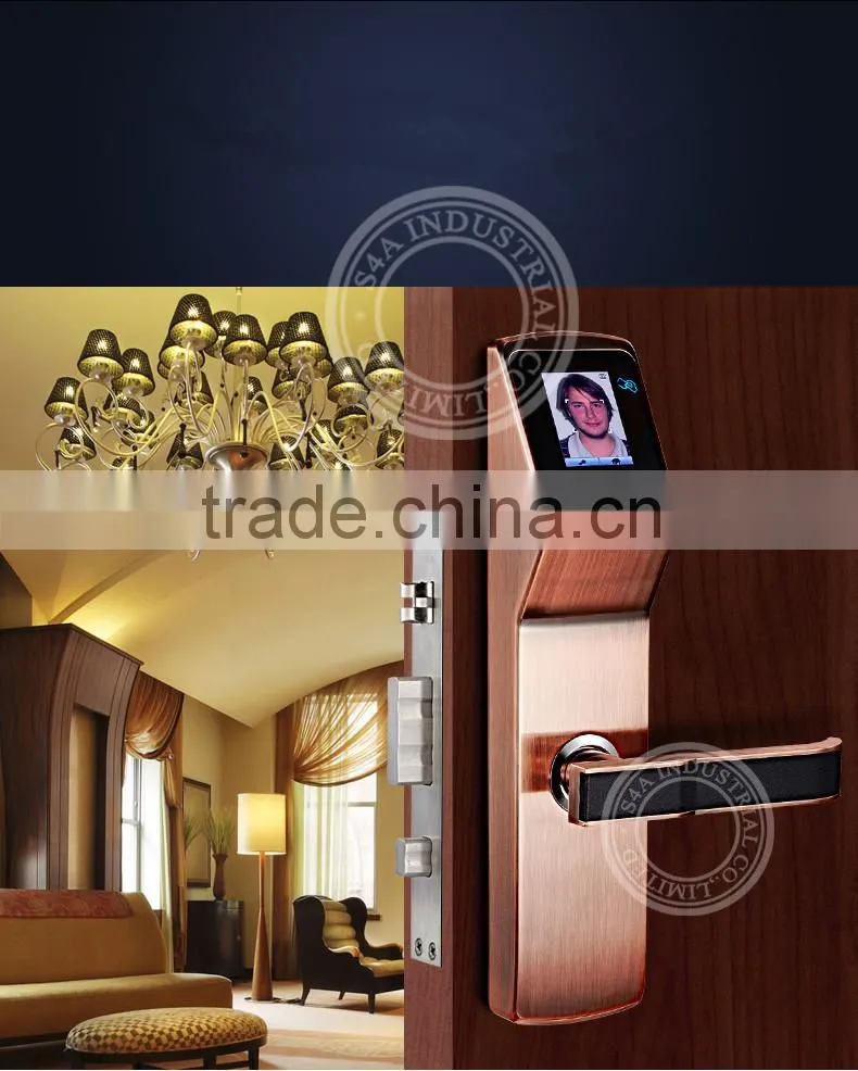 Facial recognition access keypad biometric lock