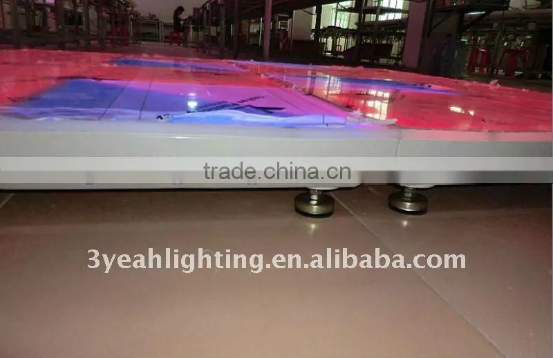 10mm 720 Rgb color led dance floor/Led Disco Floor