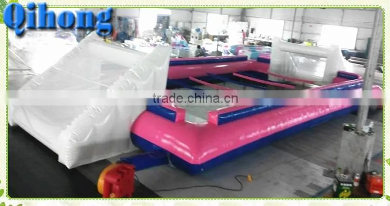exciting dummy inflatable football playground with basketball on sale