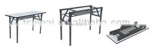white restaurant table pvc round folding table YT15