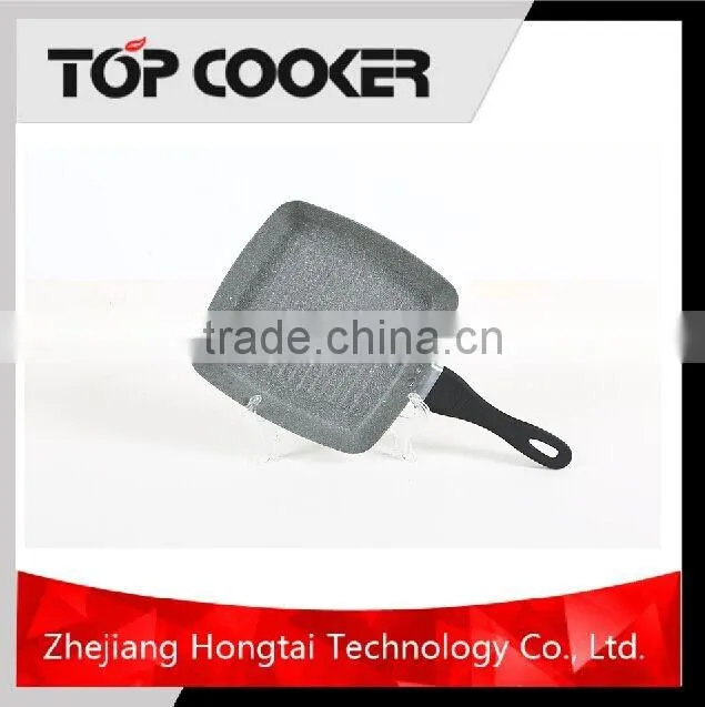 aluminium pressed marble coating steak pan
