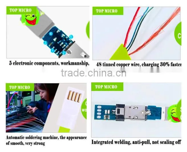 2016 Wholesale Stereo Aux Flat Cable High Grade 3.5mm Audio Link Cable