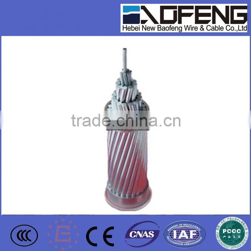 IEC standard Aluminum Stranded Wire and Price ACSR Aluminum Conductor Steel-reinforced