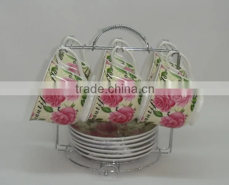 eco-friendly tableware cup and saucer sets