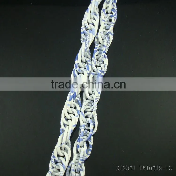 rainbow color fashion chains