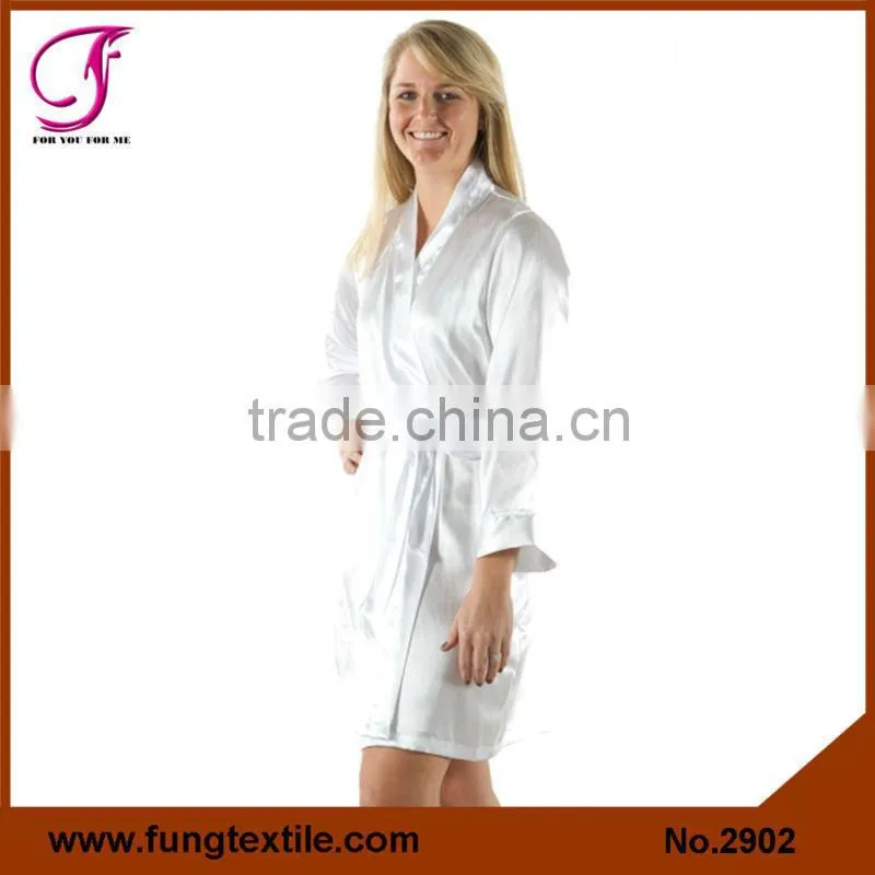 Plain Robe-Short Sleeve and Long Sleeve Available 125 Colors