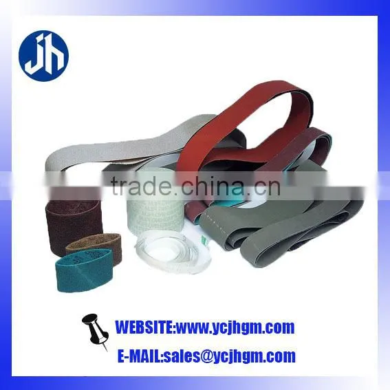 deerfos abrasive belt for metal/stone/wood/glass/furniture/stainless steel