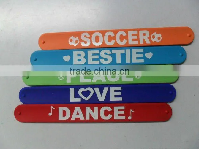 olympic silicone bracelets silicon bracelet small middle large size customized logo bracelet slap band