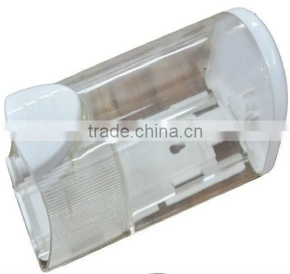 New Arrival Wall Mount 400mL Durable Plastic Manual Decorative Foam Soap Dispenser (DS1524)