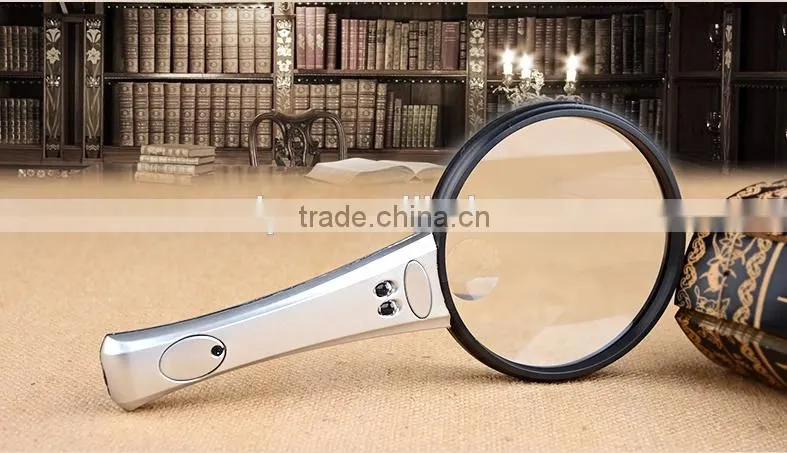 Promotion gifts! Handheld Magnifier with led lights