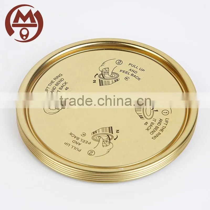 401# Tin easy open lid for canned fruit or vegetables