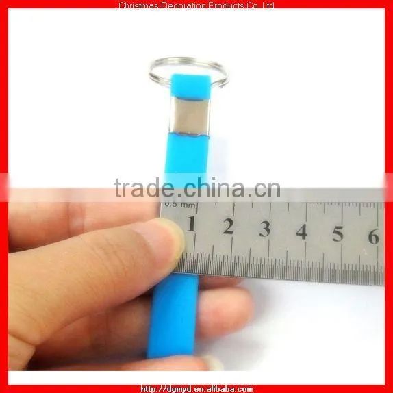 cheap silicone key chain with cute animal (kms-0936)