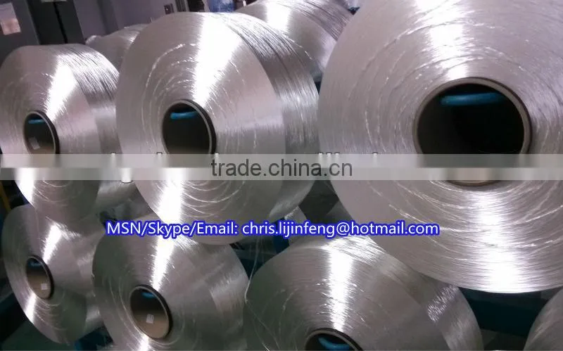 Polyester blanket Pre-oriented Yarn POY 100D 36F Raw white
