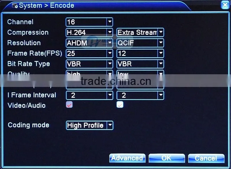 Hybrid ahd DVR/1080P NVR 4in1 Video Recorder 16CH AHD DVR