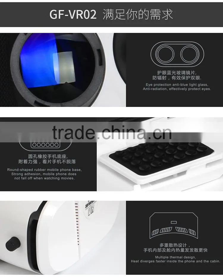 Wholesale Exquisite High-end Virtual Reality 3D VR Box Glasses