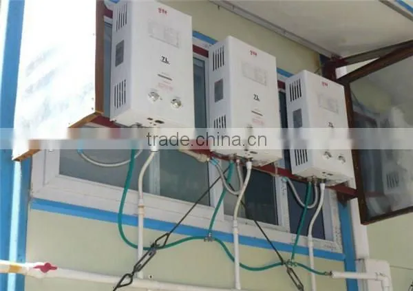 Eco-friendly Instant Gas Water Heater in Biogas