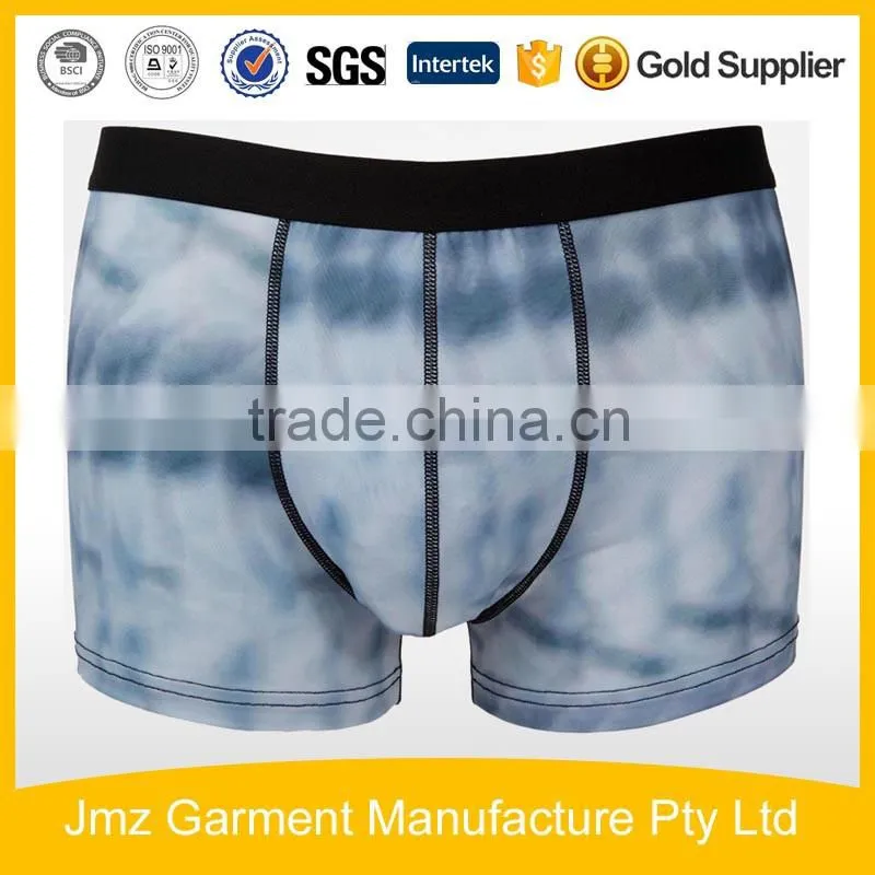 sublimation print on cotton boxers custom undergarments for men