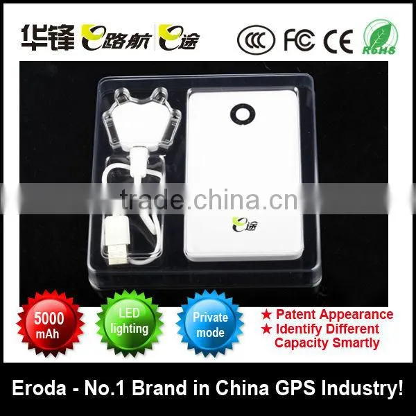 Factory~Portable Emergency Charger F75 5000mAh, 10400mAh LED Light