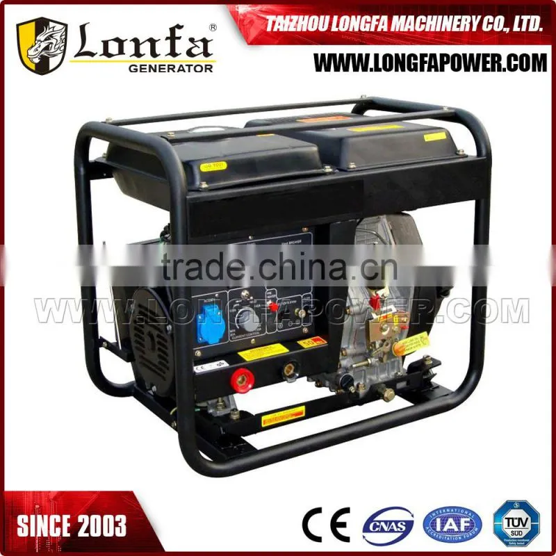 5KW Open Frame Diesel Power Welding Generator