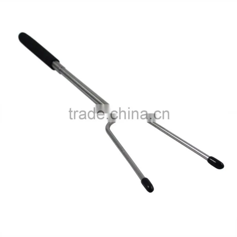 Retractable Non-slip handle Hot Dog & BBQ Fork