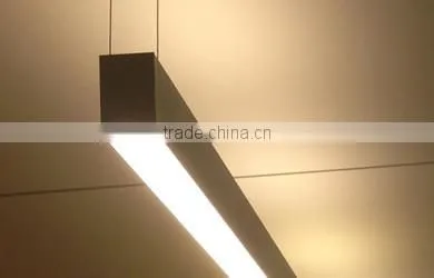 Offices LED Lighting Suspended LED Linear Lights 40w 1200mm 100lm/w dimmable no flickering