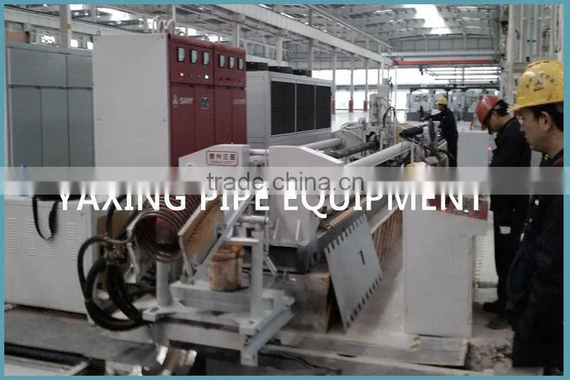 seamless steel tube intermediate frequency heating elbow forming machine