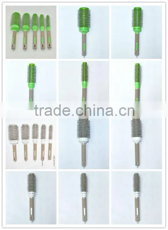 salon hair brush triangle hair brush set