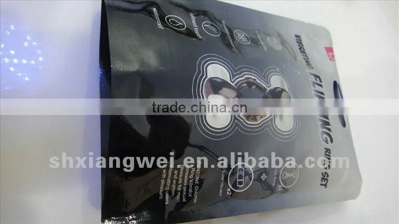 Side die cut standing plastic bag for food