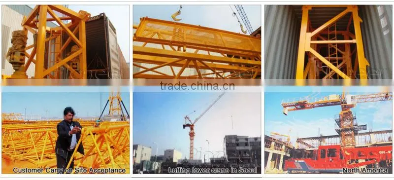 QTZ500 Best Price Tower Crane for Kenya