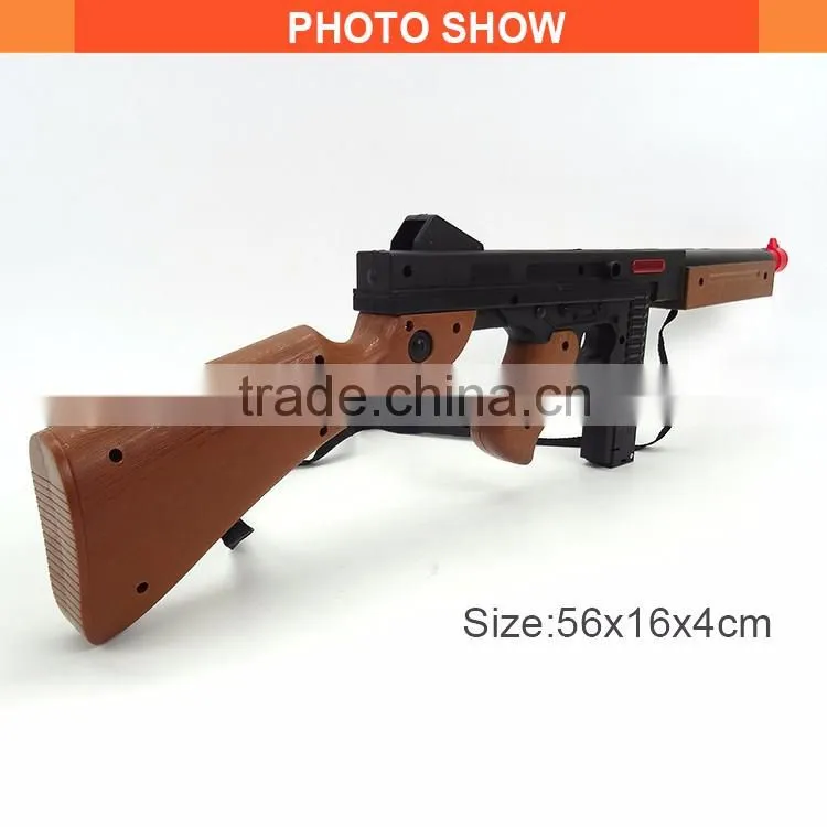 Big size kids plastic electric toy gun safe with light and sound
