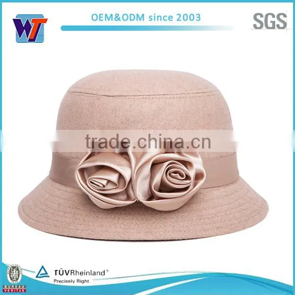 ribbon flowers woman's hats blank sublimation hats kippahs