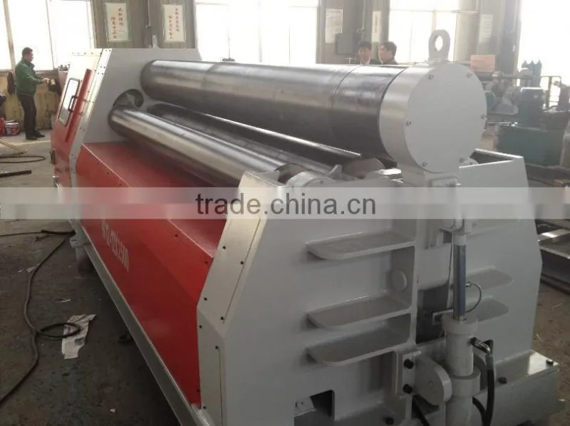W12 hydraulic plate rolling machine price , iron sheet 4 roller rolling machine , sheet roller machine