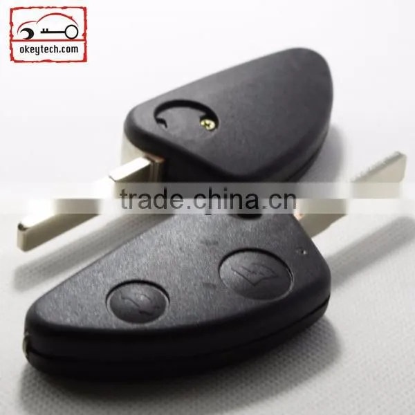High Quatity Alfa car key alafa flip 2 button remote key shell car key for alfa flip remote key fob