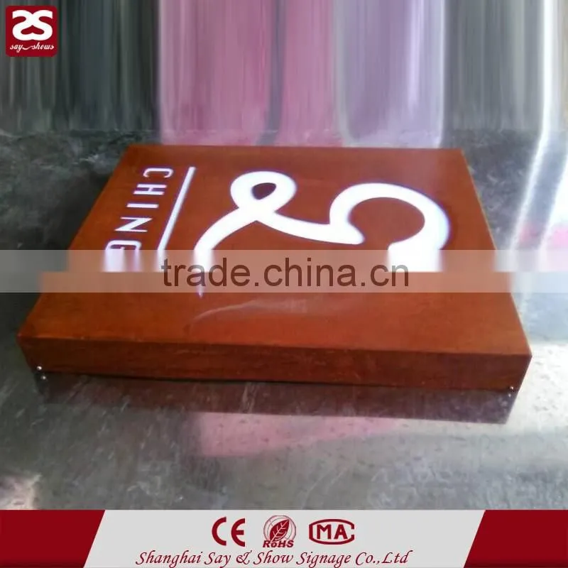 Good quality outdoor advertising led light box shop name board