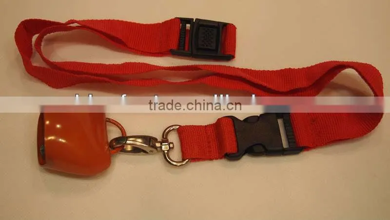 swiss style bell with strap and lanyard - your own logo as promotional gifts (A577))
