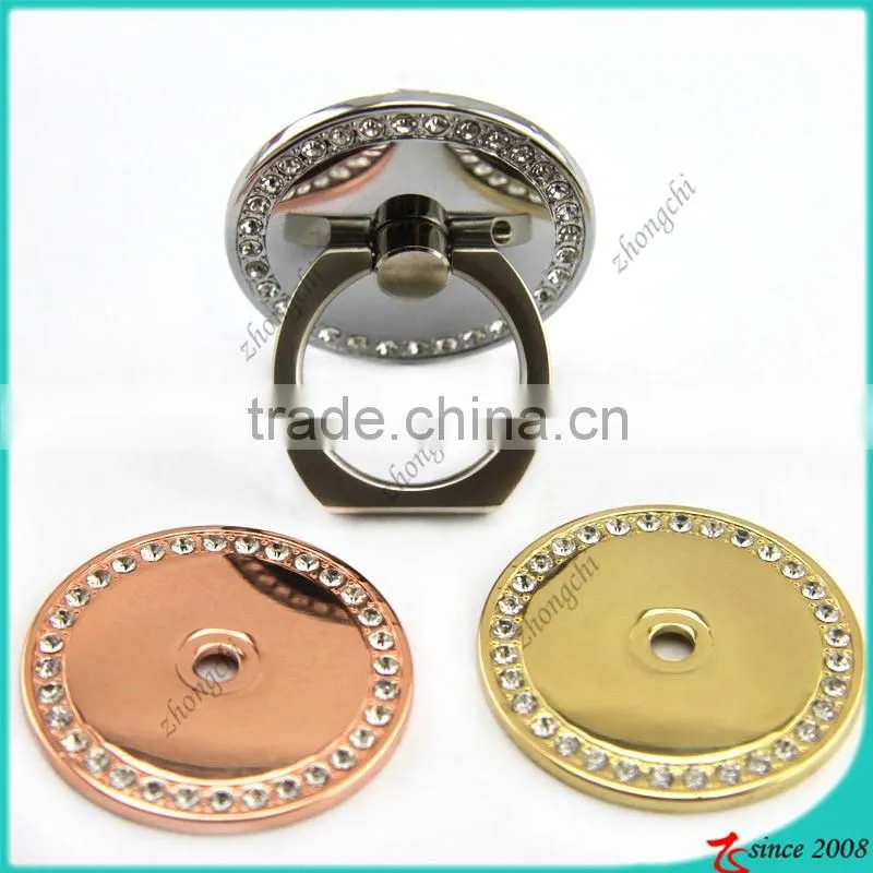 Round Sticky Reuseable 360 Degree Rotation Finger Ring Holder For Boys Phone Decoration