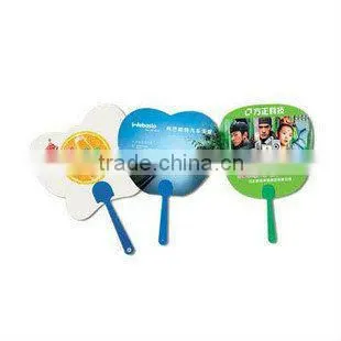 2014 new design fashion pp fan professional supplier/plastic hand fan
