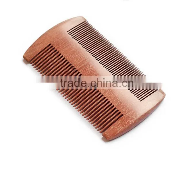 2016 Health care mustache& beard sandalwood comb wood hair lice comb
