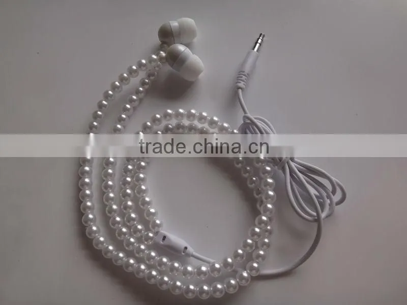 PS-I087 2014 shenzhen new design hot sale necklace earphone