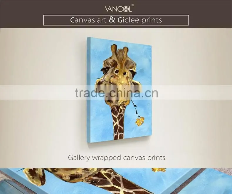 Animal oil painting on canvas,deer wall painting on canvas