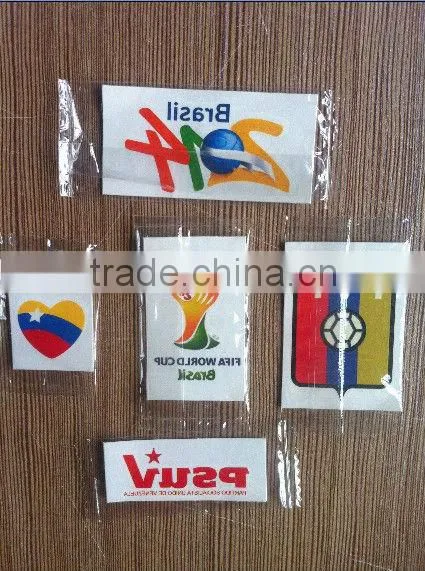 Tatoo sticker for football fans