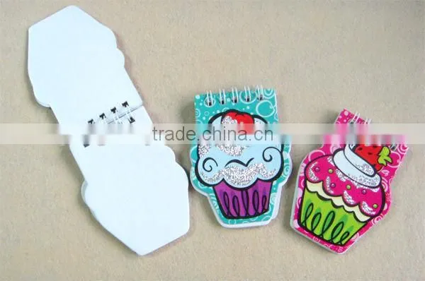 Mini notebook cake shape