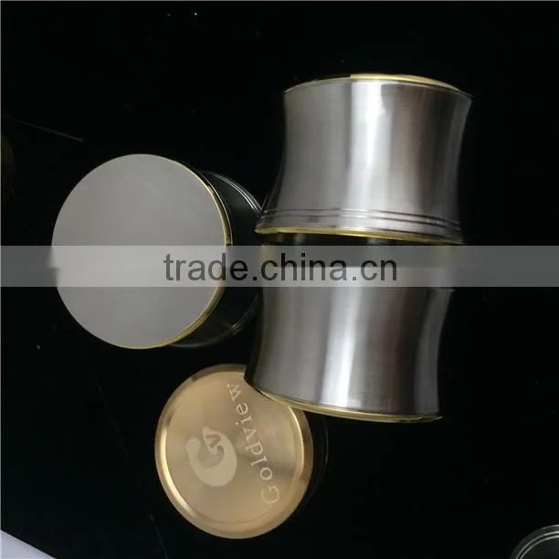 Custom made CNC metal parts double color plating chrome & gold plated electroplating factory