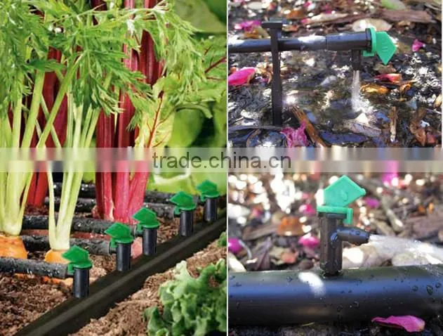 Hot-sale Non Pressure Compensating Flag Irrigation Dripper