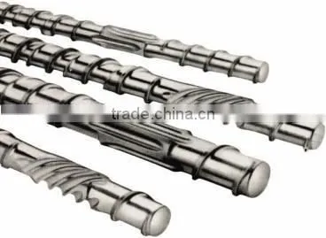 Injection molding screw design for plastic machine