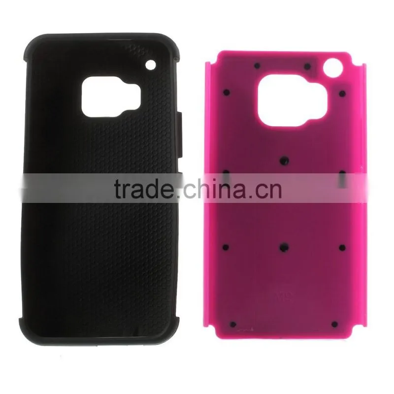 Football Grain PC + TPU Hybrid Case for HTC One M9, CELLPHONE CASE FOR HTC M9
